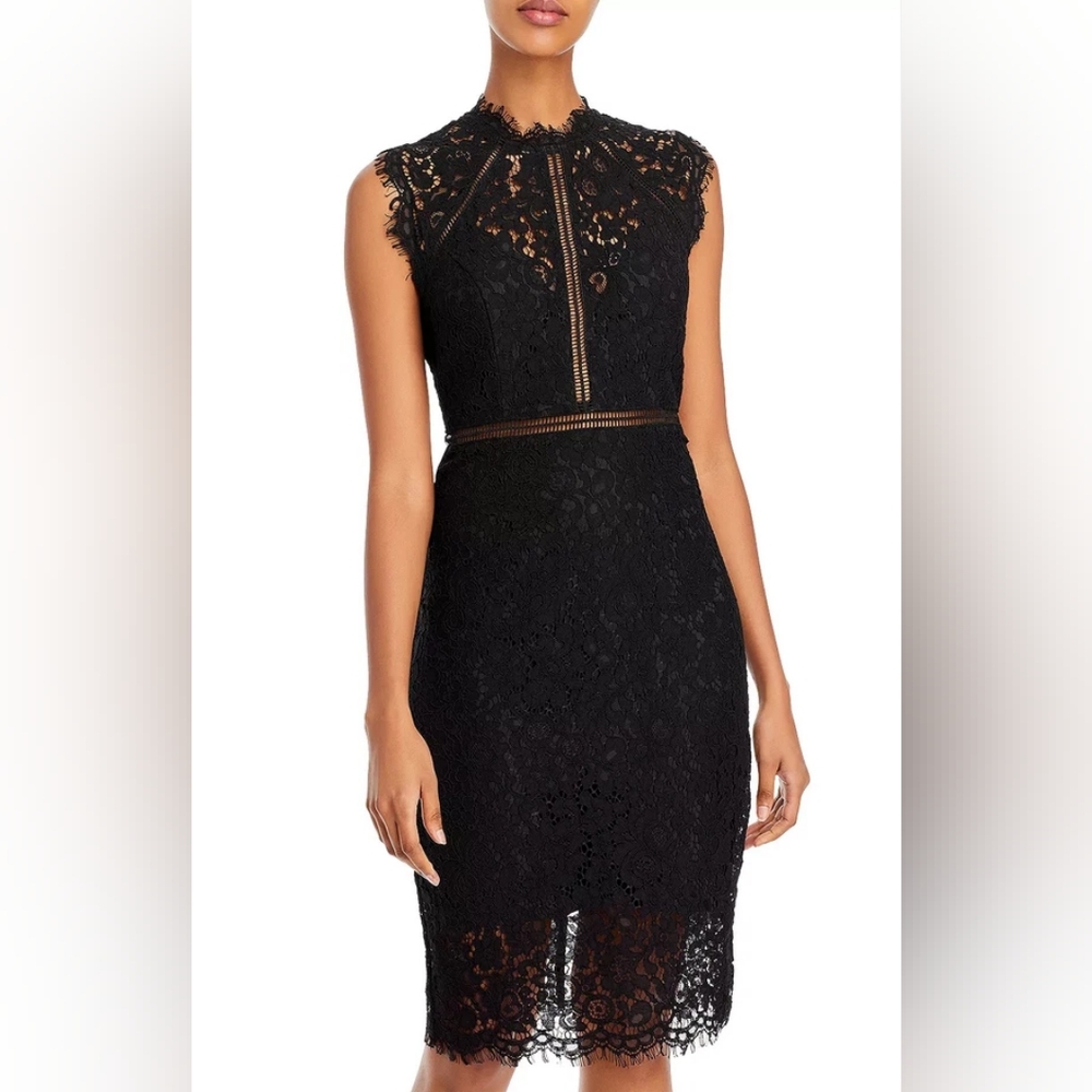 NWT Bardot Lace Cocktail/LBD with Gorgeous Lace Details, Sz 10/L